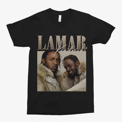 Camiseta Básica Kendrick Lamar Rapper Preto