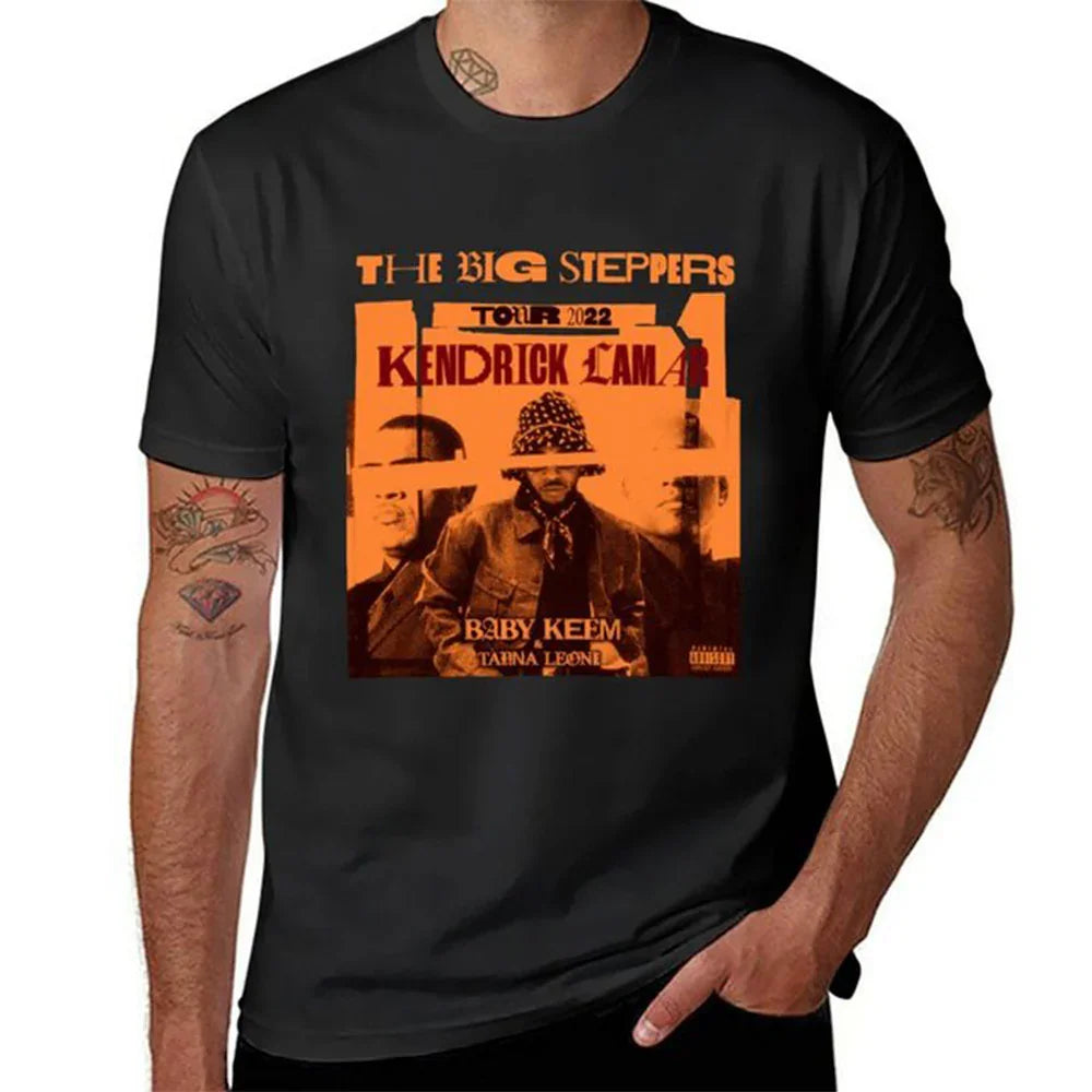 Camiseta Básica The Big Steppers Kendrick Lamar Preto