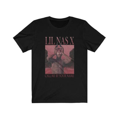 Camiseta Básica Lil Nas X Call Me By Your Name