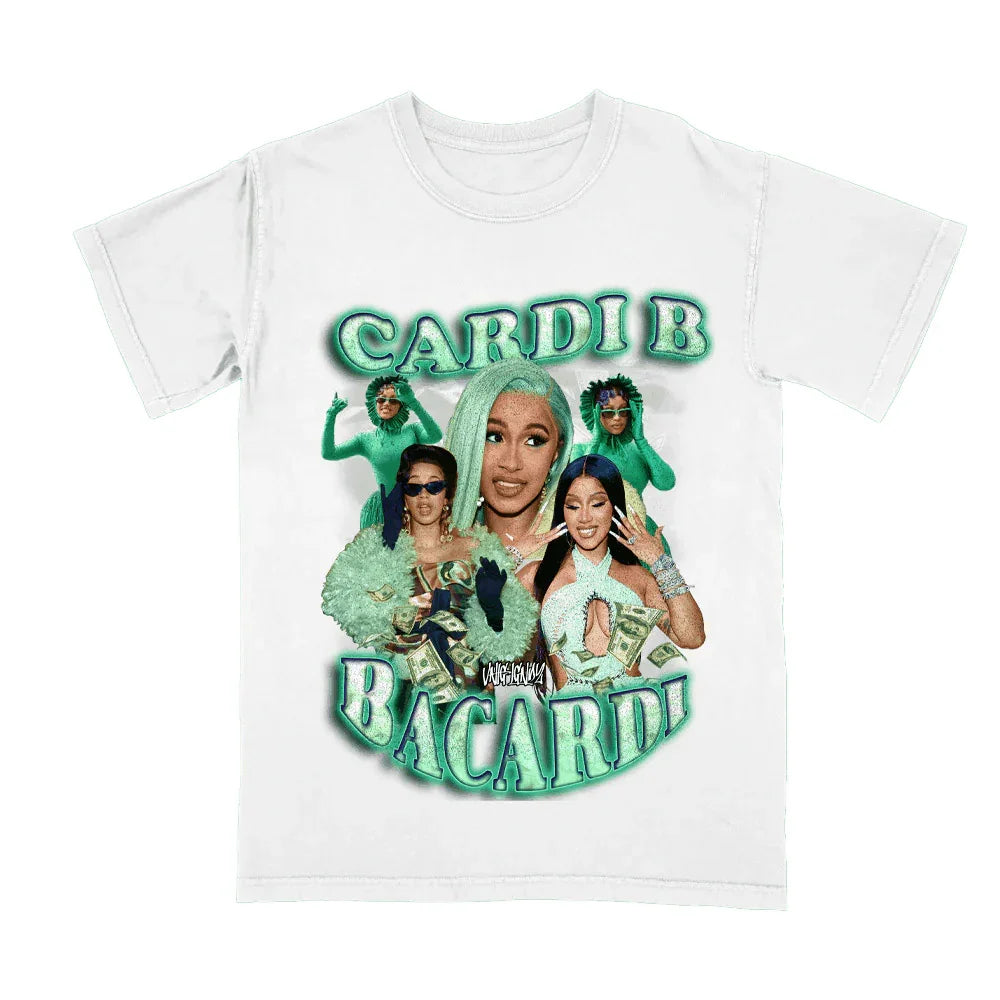 Camiseta Básica Cardi B Bacardi Branco