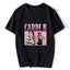 Camiseta Básica Cardi B Fuck Preto