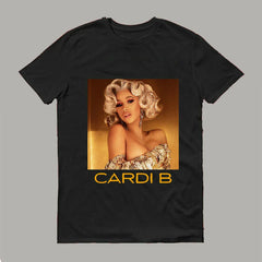 Camiseta Básica Cardi B Golden