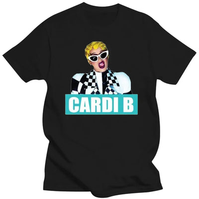 Camiseta Básica Cardi B Style Preto