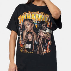 Camiseta Básica Rihanna