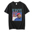 Camiseta Básica Kanye West Rapper Preto