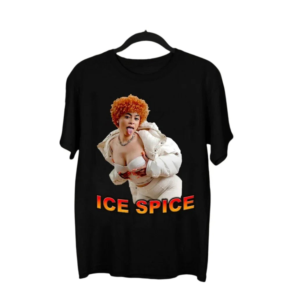 Camiseta Básica Ice Spice-PRETO