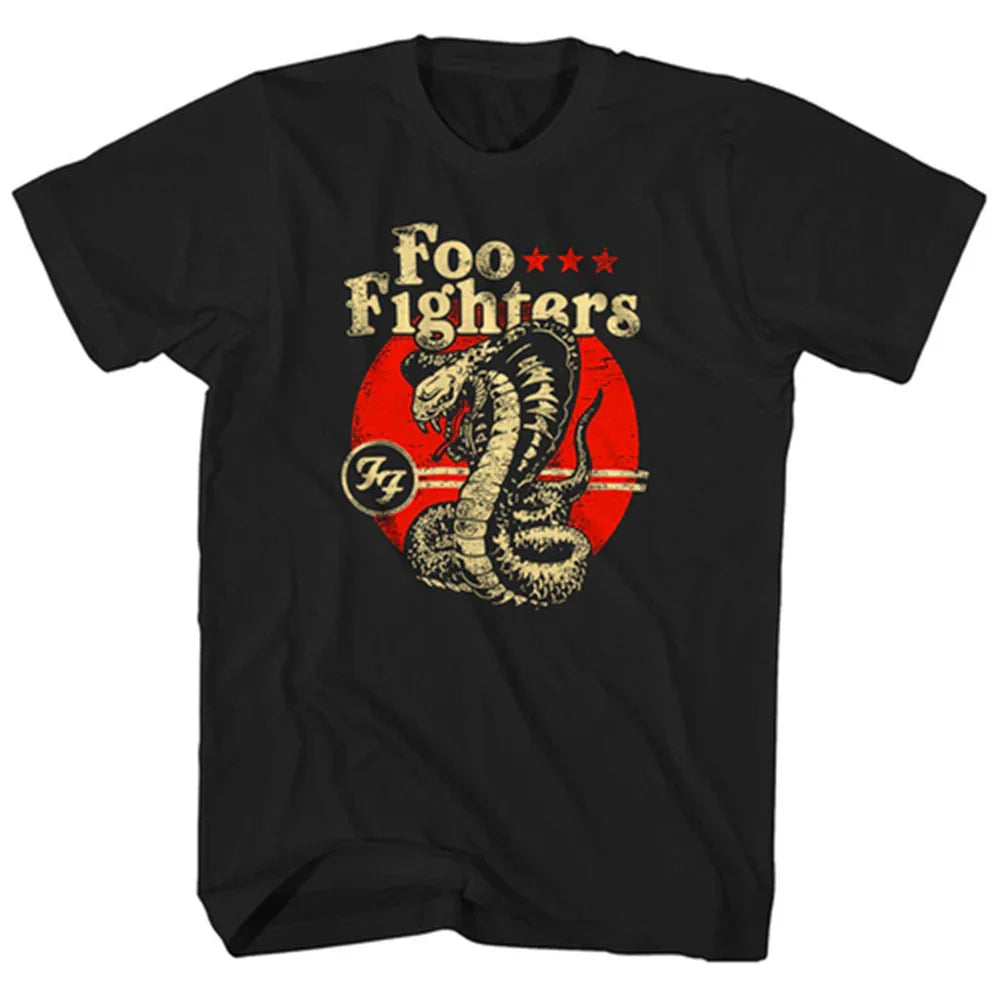Camiseta Básica Foo Fighters Snake