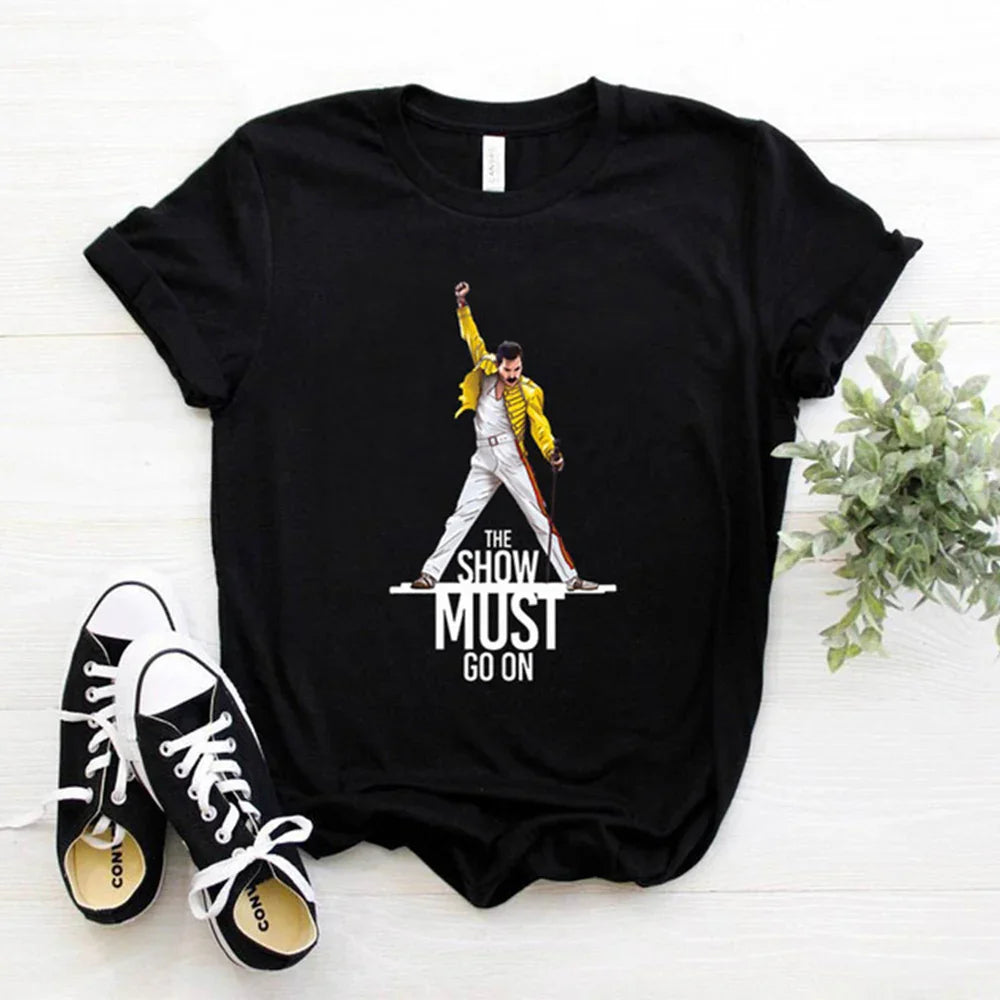 Camiseta Básica Queen The Show Must Go On