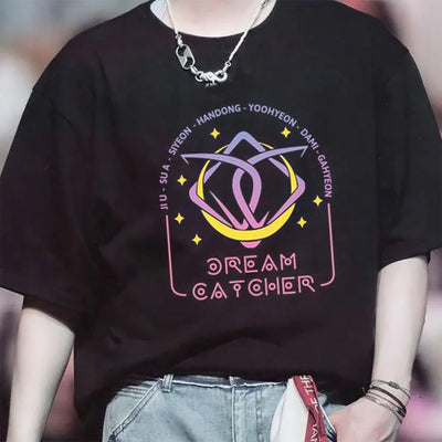 Camiseta Básica Dreamcatcher-PRETO