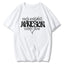 Camiseta Básica Maneskin Rock and Roll Never Dies - branco